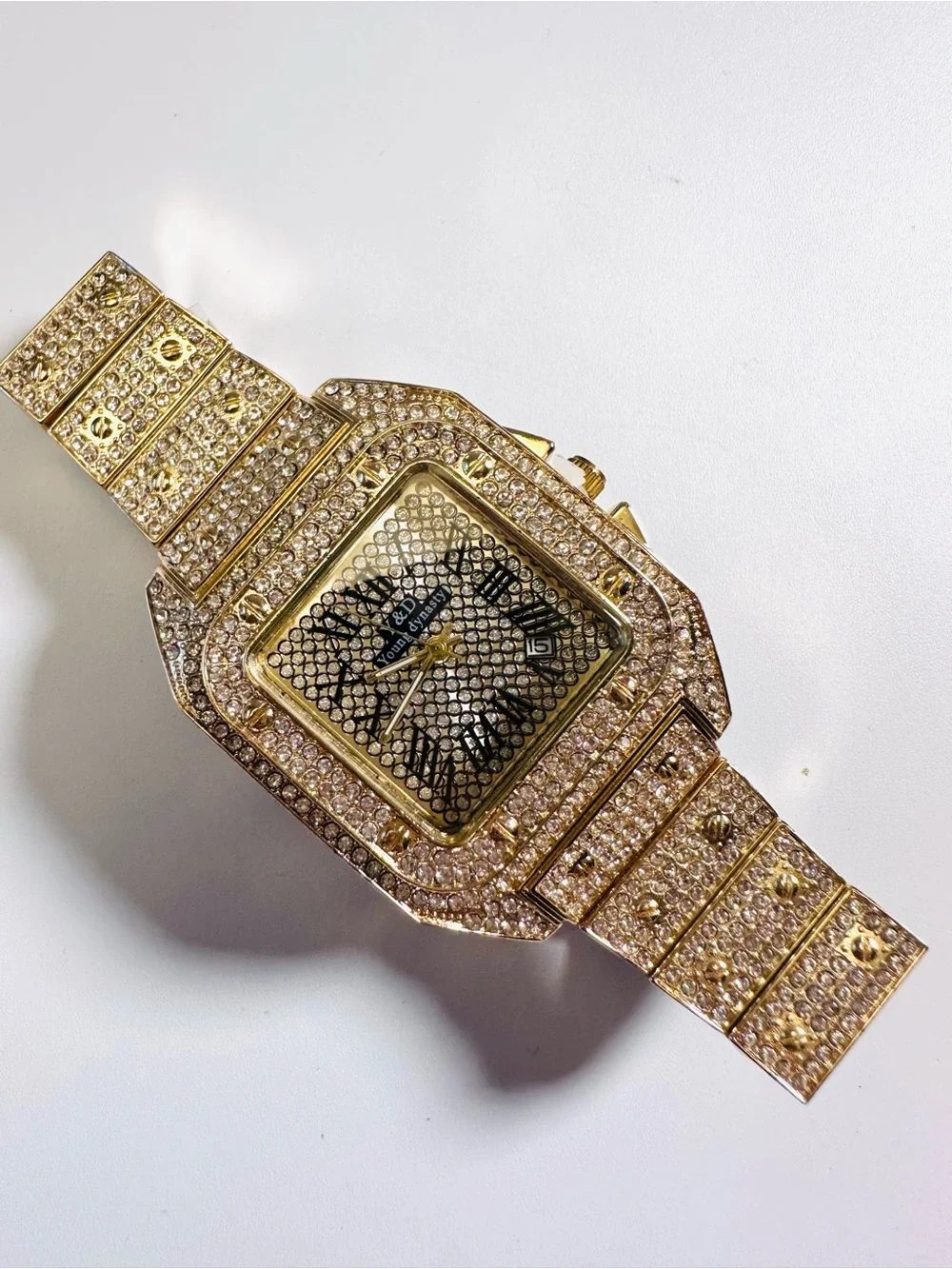 NEW Young Dynasty Street Hip Hop Bling Mens/Unisex Watch Sz 8